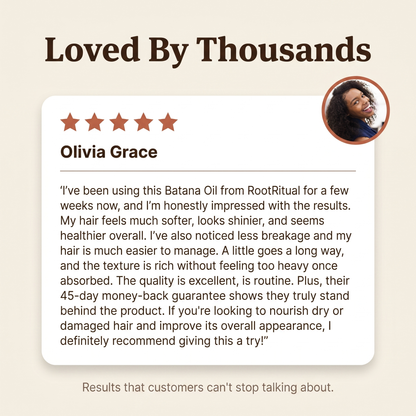 Natural Batana Hair Growth Oil