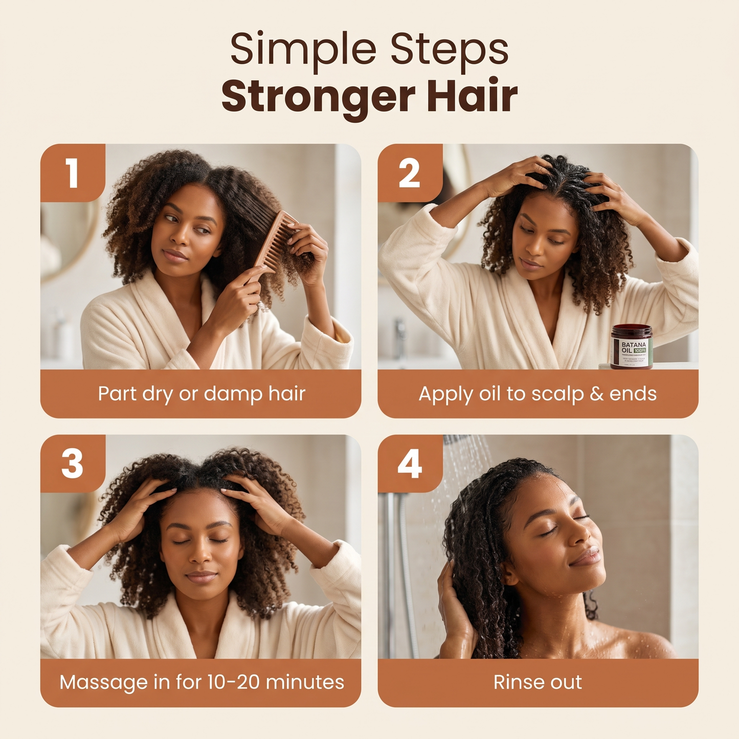 Natural Batana Hair Growth Oil